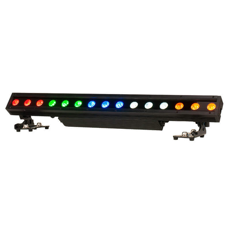 Adj 15 hex bar ip barra ip65 con 15 leds rgbwa+uv de 12w